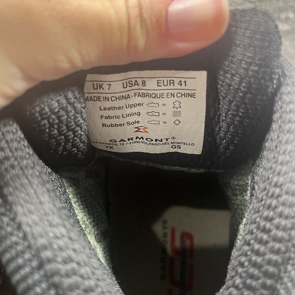 Garmont Mens Size 8 Hiking Trail Camping Boots Gore Tex USA Brown Leather - Picture 8 of 10